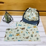 恐竜ジャングル☆弁当袋☆ランチョンマットSサイズ☆セット