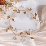 flower perl ヘッドドレス　小枝アクセサリー