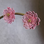 牡丹桜🌸 1粒 ピアス イヤリング 