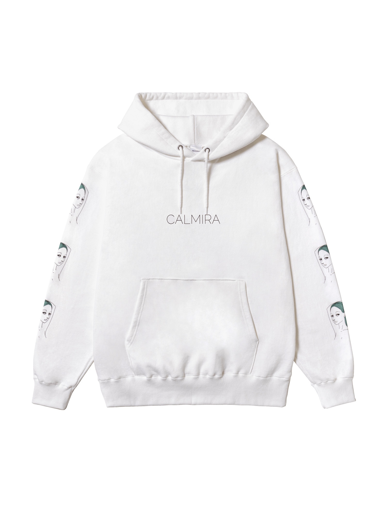 CALMIRA【狐指　type-A】Tシャツ スウェット ロンT パーカー ビッグシルエット オーバーサイズ ホワイト 白 10,439円