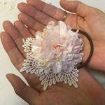SALE!! ダリア　ヘアゴム　　ピンク