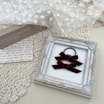 velvet ribbon -wine red-