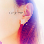 【I my meの6月フェア】紫陽花とコットンパールのラブリーイヤリング/ピアス