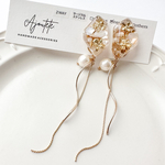 【送料無料】bloom gold 2way pierce earring