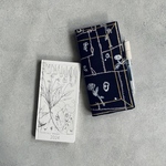 ほぼ日手帳カバー　weeks jewelstich garden patchwork mina perhonen