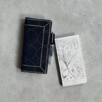 ほぼ日手帳カバーweeks jewel stitch dop tambourine olive mina perhonen 