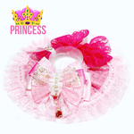 【Princess Collection👸】🌹オーロラ姫サイドリボンドレスデザイン🌹Princess aurora《ケープ首輪》