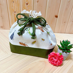  🐜単品🦋再販①　お弁当袋　お弁当巾着　昆虫　カブトムシ　クワガタ　ちょうちょ　バッタ　カマキリ　