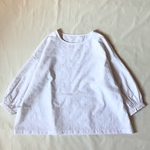 袖口ギャザーブラウス　ホワイト