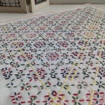 刺し子ふきん  籠目アレンジ