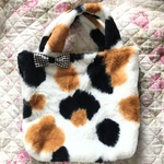 【1個限定💕】シュシュ一個プレゼント🎁リバーシブル三毛猫ファーバッグ😸