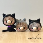【MaiMai19様 専用】パクっとねこ着ぐるみキーホルダー🐾あみぐるみ