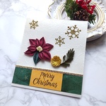 とっても便利！ﾒｯｾｰｼﾞも書けますクイリングぽち袋＊クリスマス