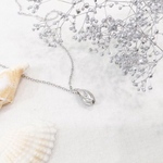 シルバーネックレス「pure drop」