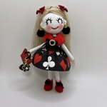 ハンドメイドドールチャーム　バックチャーム　お人形