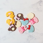 【素材】アニマルビスケット🍪のプラパーツ 5種類 各2個 計10個