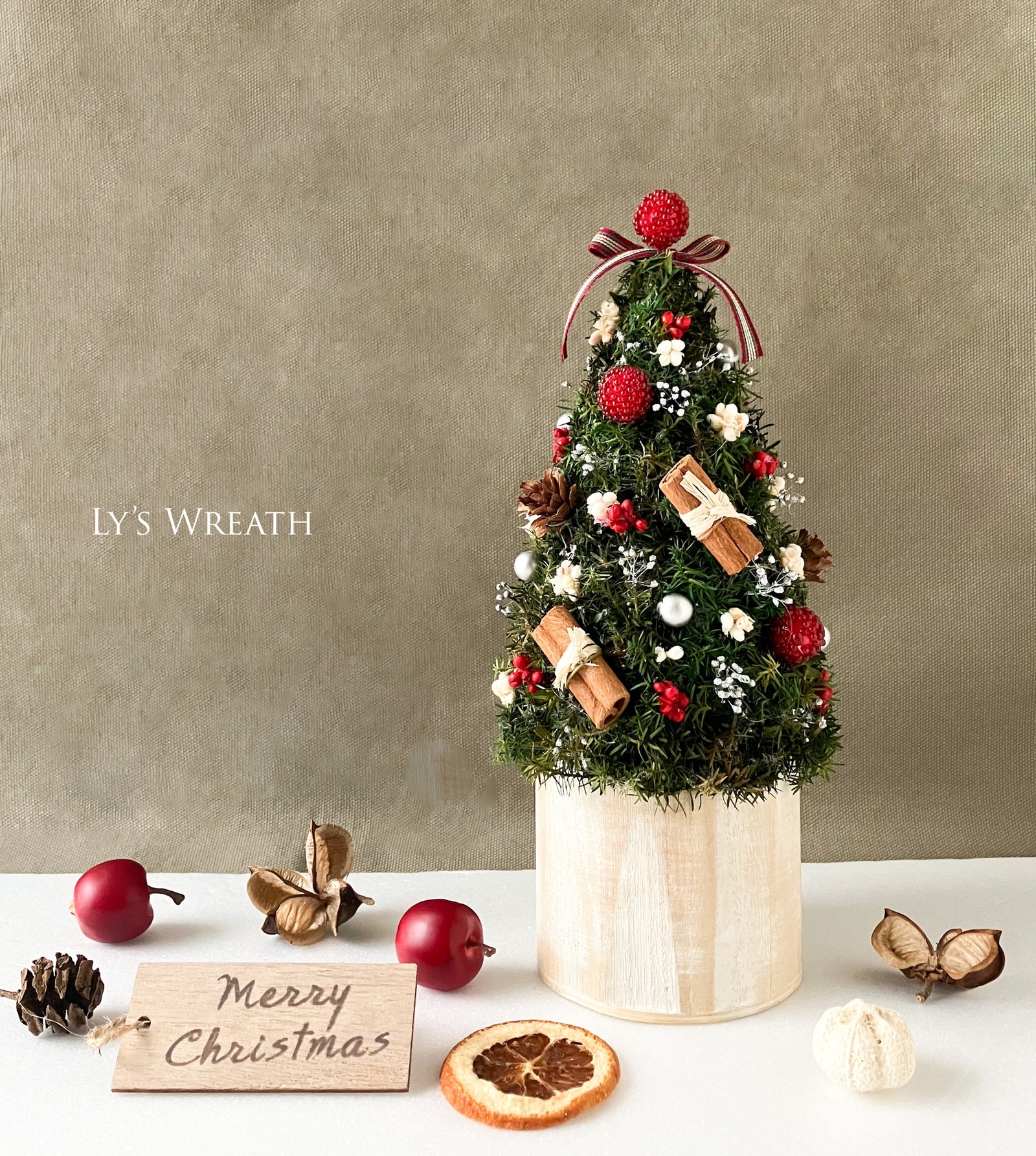 クリスマスツリー - ドライフラワーの人気通販 | minne byGMOペパボ 
