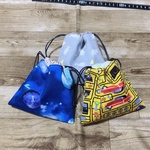 ハロウィンにどうぞ！巾着3点セット♪プラモデルイエロー&宇宙&ネズミ