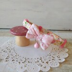 猫の首輪・いちご柄(ピンク)