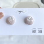  氷の粒アクセサリー ✧︎ レジンアクセサリー ハンドメイドアクセサリー ピアス イヤリング