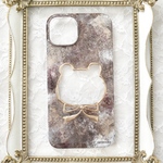 くまちゃん リボン girly iphoneケース スマホケース