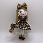 ハンドメイドドールチャーム　バックチャーム　お人形