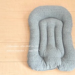 ✨サイズオーダー無料✨韓国生地⭐︎ヌビ刺繍柄⭐︎イブルキルティング7mm幅⭐︎カート用クッション　グレー　Nubi ペットカートクッション　ペットカート