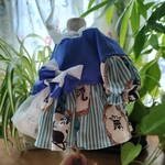 人形サイズ30ｃｍ　ぽぽちゃん　ドロップショルダー ワンピース
