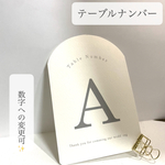 【結婚式】テーブルナンバー【1枚50円】