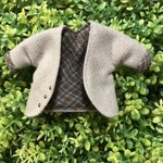 オビツ11服 メルトンウール　ロールアップスリープジャッケット