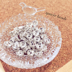 30個♡シルバースペーサービーズ