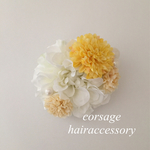 3 コサージュ／ヘアアクセサリー