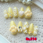 ☆kirari-nail☆ No.374推しネイル黄色