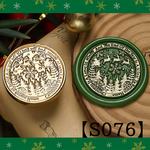 【S076】 クリスマススタートラベル　シーリングスタンプ　ヘッドのみ