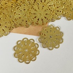 透かしパーツ　ゴールド80枚