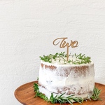 ケーキトッパー Two 2歳　誕生日