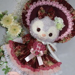 ステラルー(Sサイズ)コスチューム＊ボンネットドレス＊YUWA赤地にピンクの薔薇