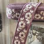 実物のお色味と違う場合があります] インド刺繍リボン　花　インド刺繍　スパンコール　刺繍リボン　リボン　りぼん　※10月8日よりゆうパケットにて発送
