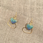 らぶ♡ラブ♡love♪なピアス アクアマリンver.