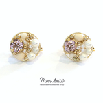 【送料無料】新色！Jewel Earring 15mm（ヴィンテージローズ）