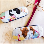 【専用】鮮やかなかわいい犬のメガネケース/小物入れ