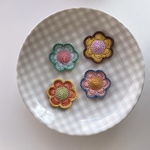 mini daisy hairpin(rétro flower ver) : : : ミニデイジーヘアピン(レトロフラワーver)