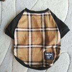 犬服！4 Lsize！タータンチェック
