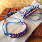 パラコード【小型犬用】オシャレ可愛い個性的♡首輪一体型リード(チョークタイプ)