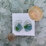 イヤリング/ピアス　シーグラス　＊うるツヤ＊
