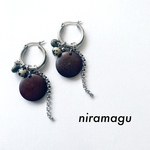 サージカルステンレスフープの2wayピアス
