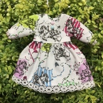 オビツ11服  merry go round 柄ワンピース　