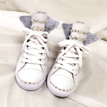 きらきらのスニーカー。White