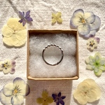 10号【✖︎サイズ調整不可】《silver925》tsubu tsubu half ring＊