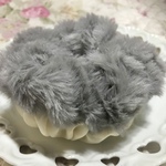 グレーファー❤︎さらにもこもこ✨ふわもこシフォンシュシュ❤(×バニラ)
